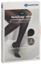 BAUERFEIND VenoTrain Micro KKL2 AD M normal/long offene Fussspitze schwarz