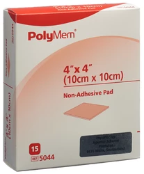 PolyMem Wundverband 10x10cm Non Adhesive steril