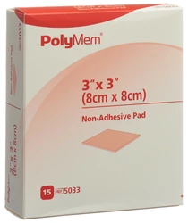 PolyMem Wundverband 8x8cm Non Adhesive steril