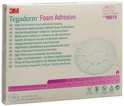 3M Tegaderm Schaumkompresse 7.6x7.6cm adhesive