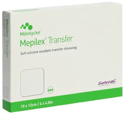 Mepilex Transfer Safetac pansement vulnéraire 10x12cm silicone
