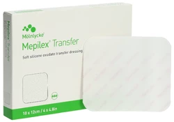 Mepilex Transfer Safetac Wundauflage 10x12cm Silikon