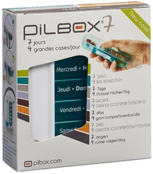 Pilbox 7 Medikamentenspender Tage deutsch/französisch