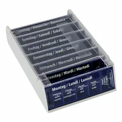 Anabox Medidispenser 7 Tage blau