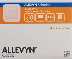 ALLEVYN ADHESIVE pansement adhésif 10x10cm