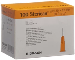 Sterican Nadel 30G 0.30x12mm gelb Luer