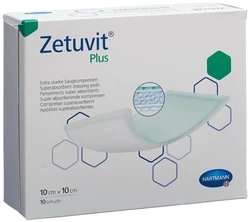 Zetuvit Plus Absorptionsverband 10x10cm