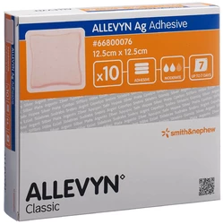 ALLEVYN Ag ADHESIVE Wundkompresse 12.5x12.5cm