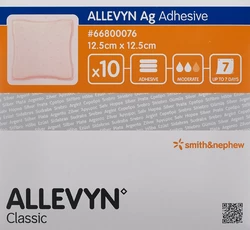 ALLEVYN Ag ADHESIVE Wundkompresse 12.5x12.5cm