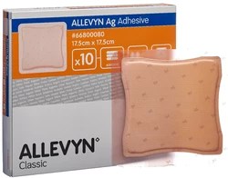 ALLEVYN Ag ADHESIVE Wundkompresse 17.5x17.5cm