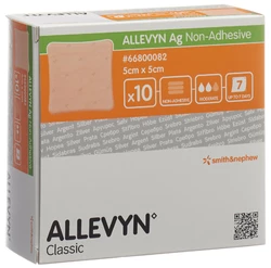 ALLEVYN Ag NON-ADH Wundkompresse 5x5cm