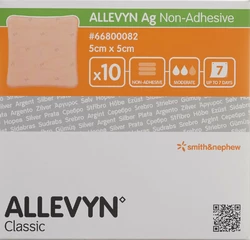ALLEVYN Ag NON-ADH Wundkompresse 5x5cm