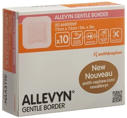 ALLEVYN GB Wundverband 7.5x7.5cm