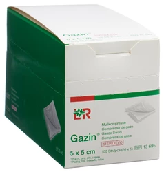 Gazin Mullkompressen Set 5x5cm 12-fach steril