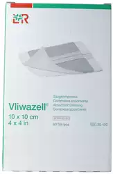 Vliwazell Saugkompresse 10x10cm steril