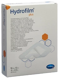 Hydrofilm Plus PLUS wasserdichter Wundverband 10x12cm steril