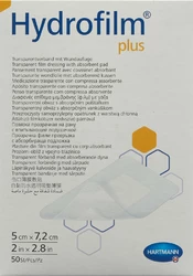 Hydrofilm Plus PLUS wasserdichter Wundverband 5x7.2cm steril