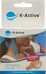 K-Active inesiology Tape Classic 5cmx5m beige wasserabweisend