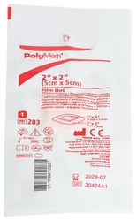PolyMem Adhesive Film Dressing 5x5cm