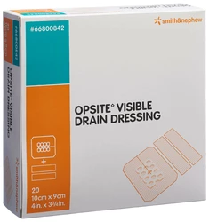 OPSITE VISIBLE DRAIN DRESSING Dressing Drainageverband 9x10cm