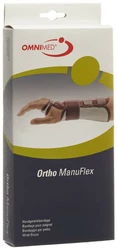 OMNIMED Ortho Manu Flex Handgelenk-Bandage L 22cm rechts schwarz