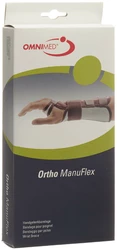 OMNIMED Ortho Manu Flex Handgelenk-Bandage L 22cm li schw