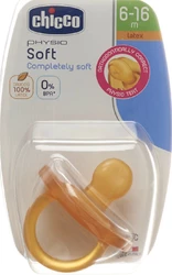 Chicco Beruhigungssauger physiologisch Kautschuk Gommotto 6-16m medium