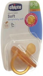 Chicco Beruhigungssauger physiologisch Kautschuk Gommotto 6-16m medium