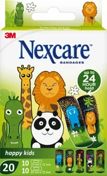 3M Nexcare Display Kinderpflaster Happy Kids Animals 12 Stück