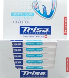 Trisa Dental Gum Fresh Mint Display