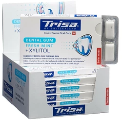 Trisa Dental Gum Fresh Mint Display