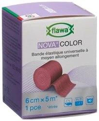 flawa Nova Color Idealbinde 6cmx5m rot
