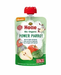 Holle Pouchy Power Parrot Birne Apfel und Spinat