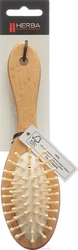 Herba Haarbürste mit Holzstiften klein Buchenholz FSC zertifiziert