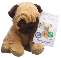 Warmies Wärme-Stofftier Mops beige Lavendel-Füllung