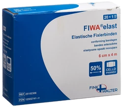 FIWA elast Fixierbinden 6cmx4m weiss Cellux