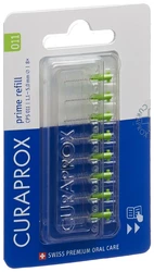 Curaprox CPS 11 prime refill Interdentalbürste lindengrün