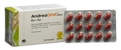 AndreaDHA plus Omega-3 Vitamin D3 + Vitamin K2 caps vegan