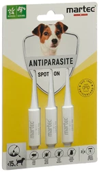 martec PET CARE Spot on ANTIPARASITE <15kg für Hunde
