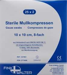 FIWA komp Mullkompressen 10x10cm steril