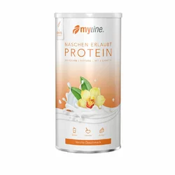 myLine Eiweiss mit L-Carnitin Pulver Vanille ohne Aspartam