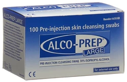ALCO-PREP Pre-injektions Reinigungstupfer Grösse L