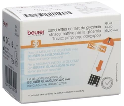 beurer Teststreifen für GL44+GL50 mmol/L