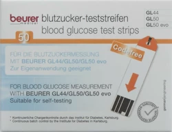 beurer Teststreifen für GL44+GL50 mmol/L