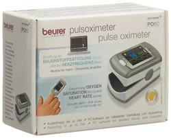 beurer pulsoximètre pour le doigt avec mémoire 24h PO 80