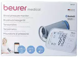 beurer Blutdruckmessgerät Oberarm BM 57 Bluetooth mit Universalmanschette
