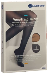 VenoTrain Micro MICRO A-G KKL2 XL normal/short geschlossene Fussspitze caramel Haftband Mikronoppen