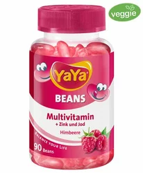 YAYABeans Multivitamin Himbeere ohne Gelatine