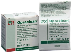 Opraclean Mullbinde zur Tamponade mit Jodoform 2cmx5m