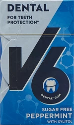 V6 Dental Care Kaugummi Peppermint